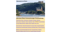 Desktop Screenshot of oberwesel.mittelrhein.net