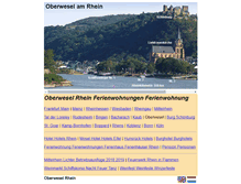 Tablet Screenshot of oberwesel.mittelrhein.net